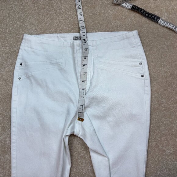 Nic + Zoe All Day Denim Pull On Slim Ankle Jean in White - Size 8 - NWT - Picture 6 of 9